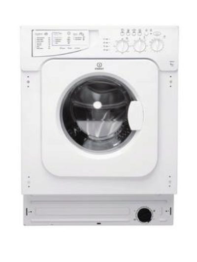 Indesit Ecotime Iwme127 1200 Spin, 7Kg Load Integrated Washing Machine